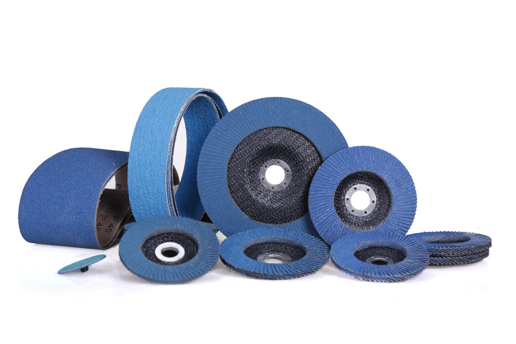 T 29 and T27, Zirconia Aluminium Oxide, Angle or Flat Flap Disc for Meatl Stainless Steel