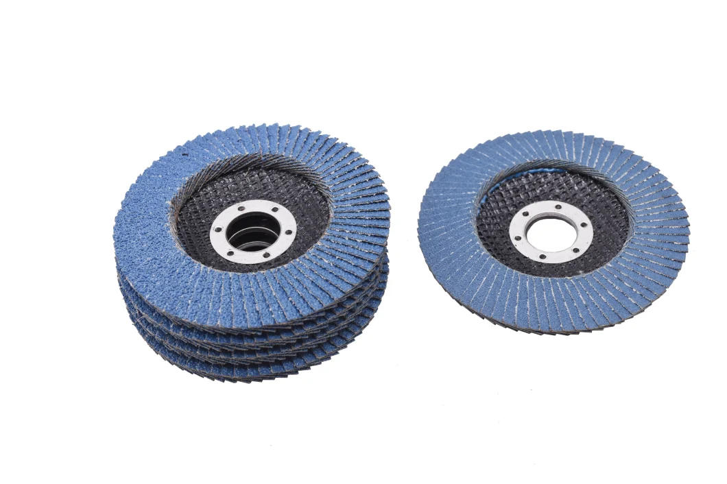 Abrasive Tooling Deerfos 80# Zirconia Aluminum Flap Disc for Angle Grinder Polishing Grinding