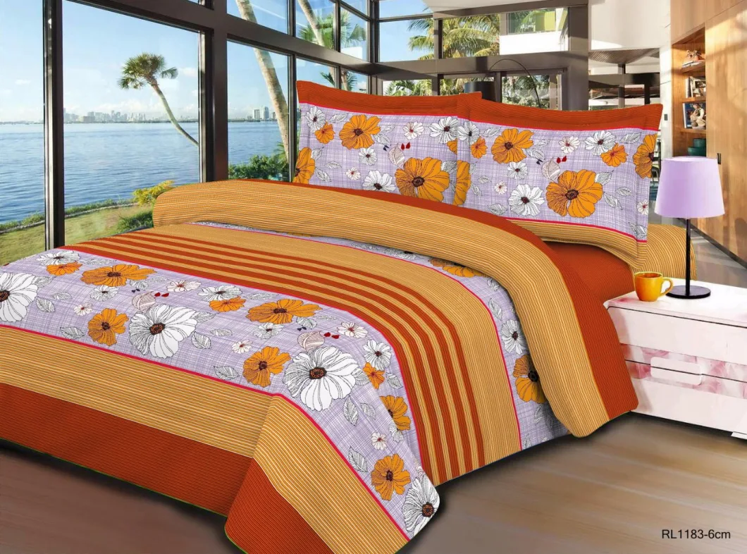 Changxing Wandu Textile Wholesales of Bedsheet and Cloths, The Latest Orders for Printed Fabrics in June Polyester Microfiber Fabric Textile Export