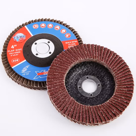 100X16mm 研削フラップディスクの中国メーカー